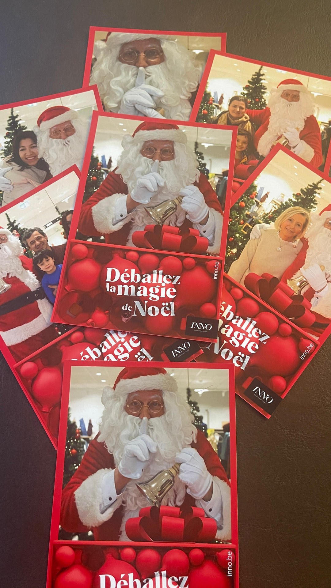 Photos souvenirs imprimées avec LE PÈRE NOËL