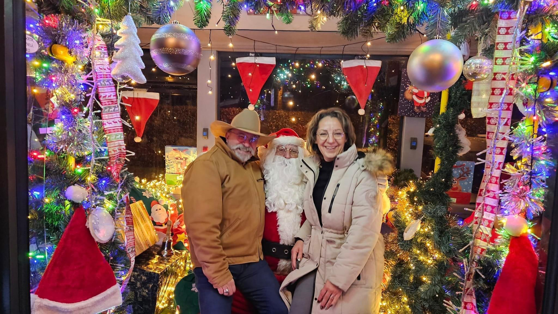 Photo souvenir avec LE PÈRE NOËL